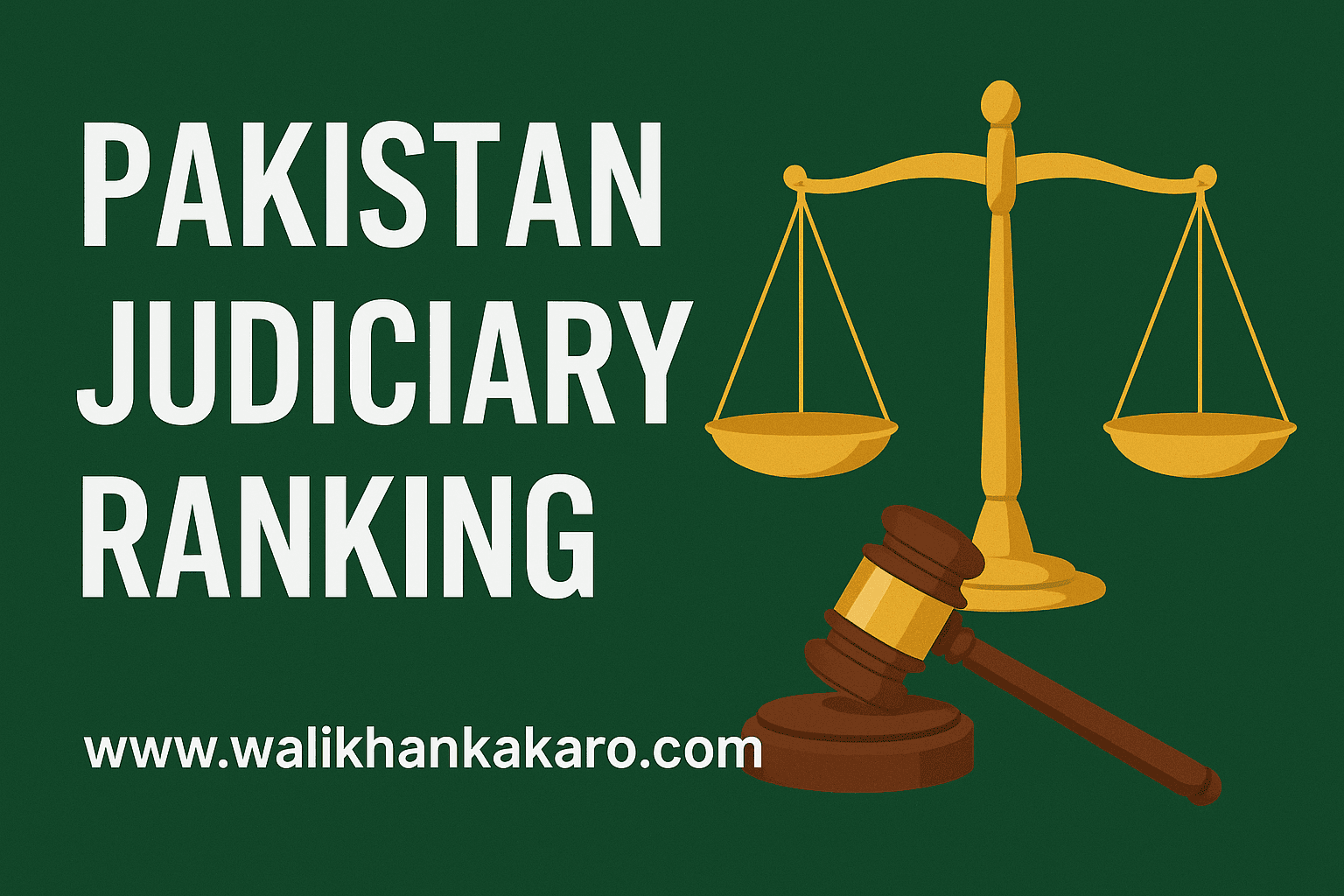 Pakistan judiciary ranking
