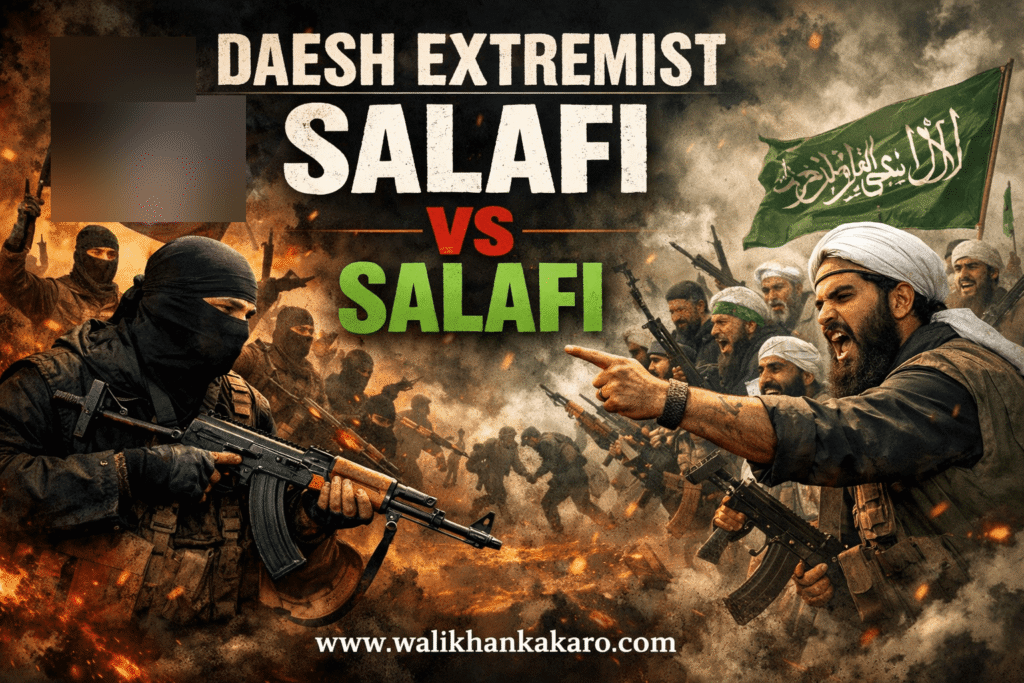 Daesh extremist Salafi vs Salafi
