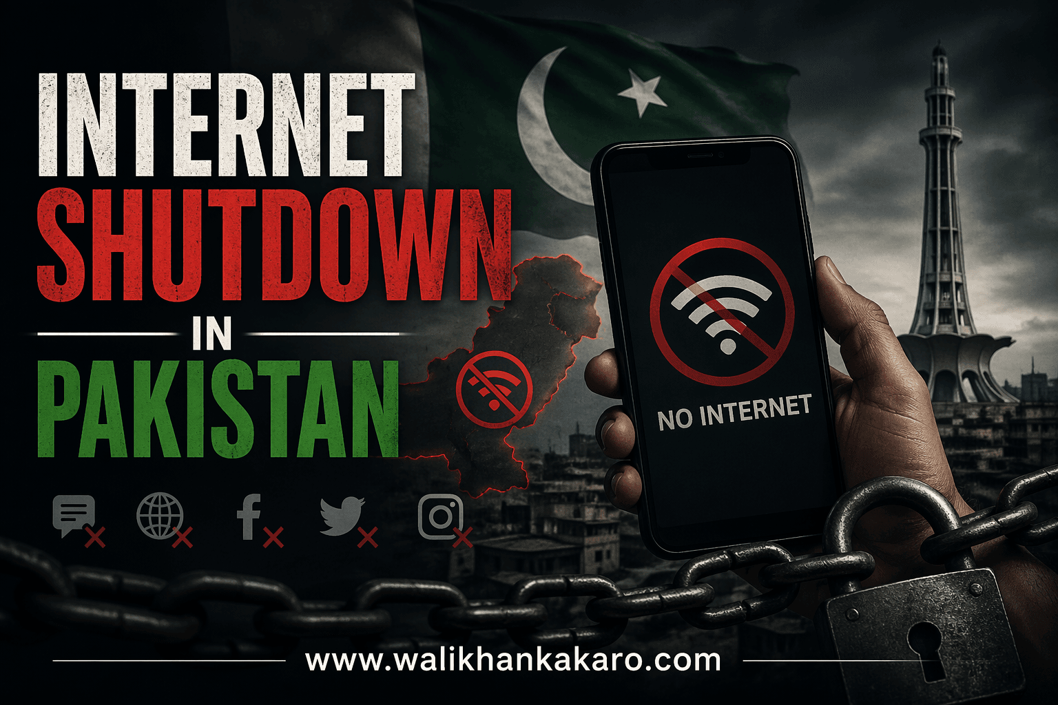 Internet Shutdown in Pakistan