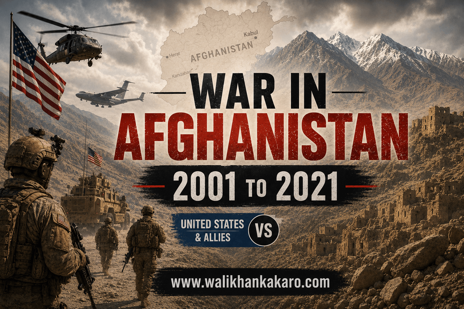 War in Afghanistan 2001 to 2021