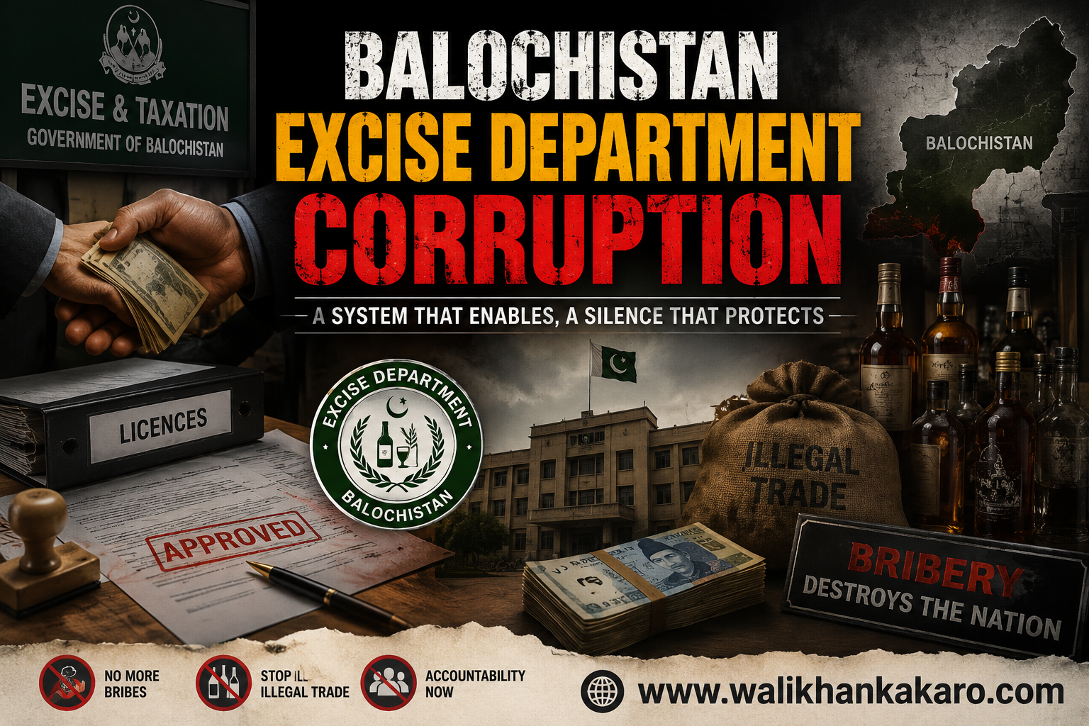 Balochistan Excise Department corruption