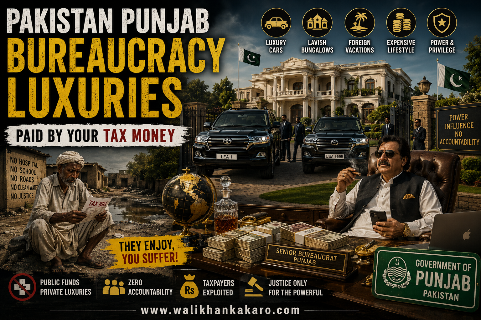 Punjab bureaucracy luxuries