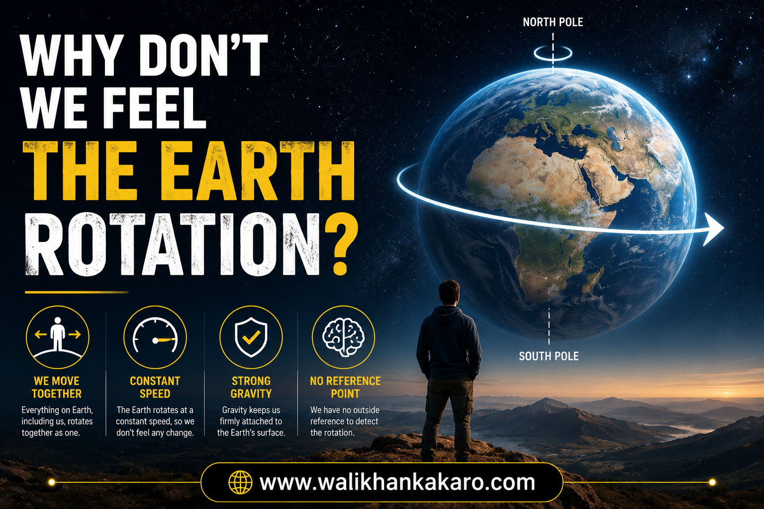 Why don't we feel the Earth rotation