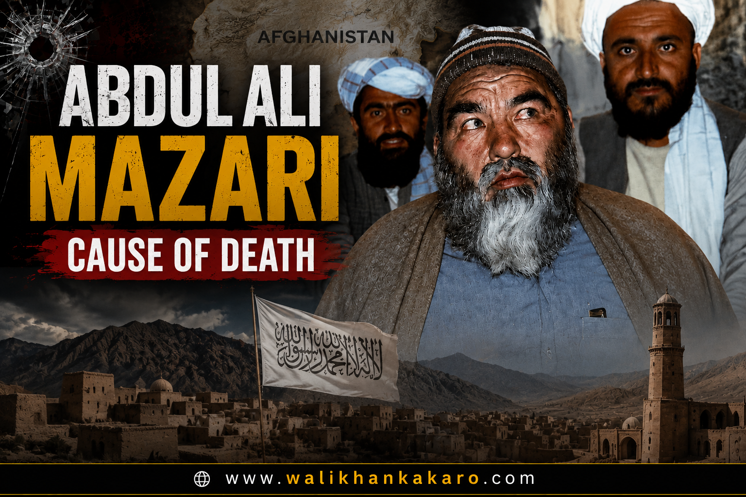 Abdul Ali Mazari cause of death