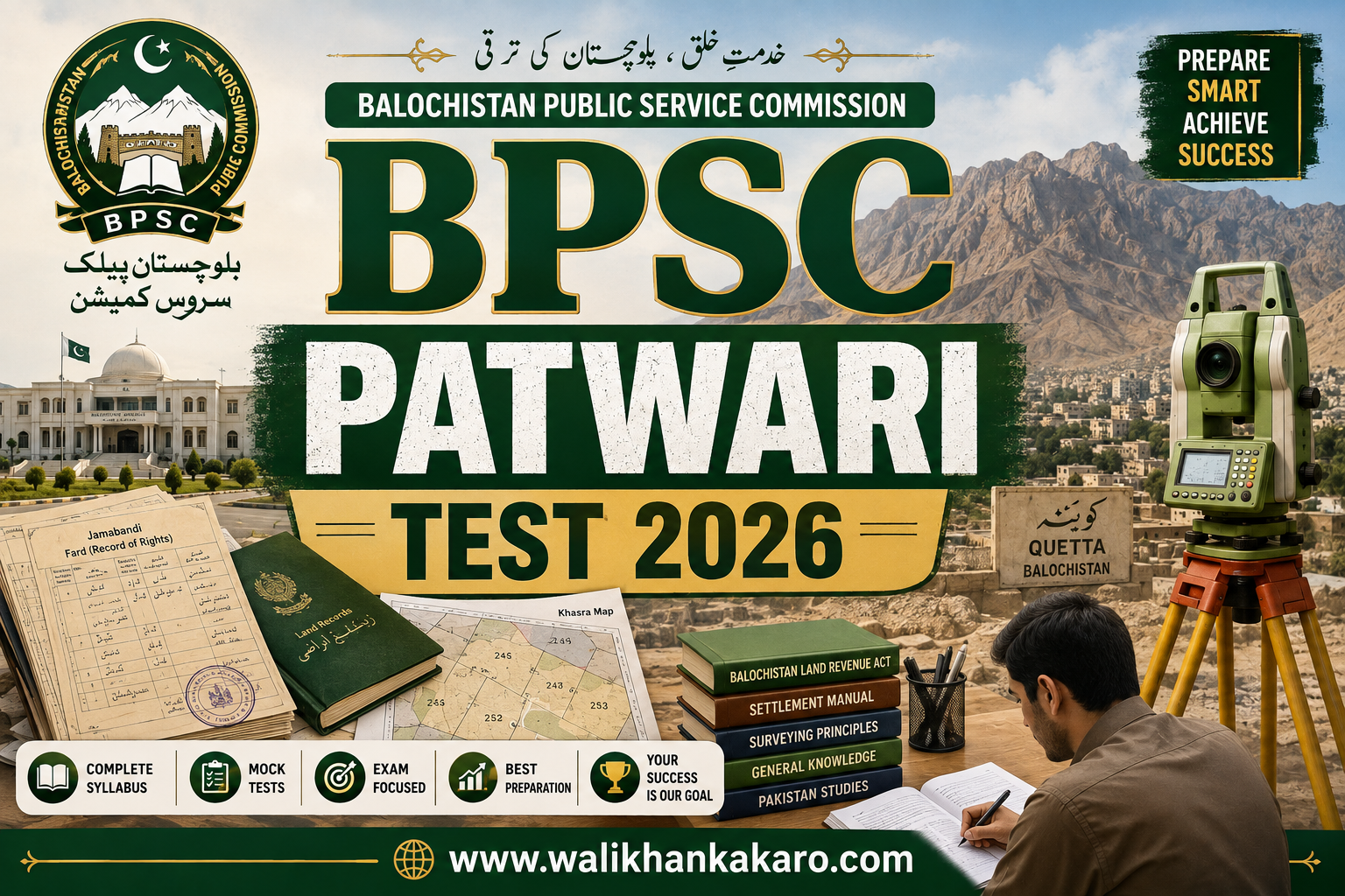 BPSC Patwari test 2026
