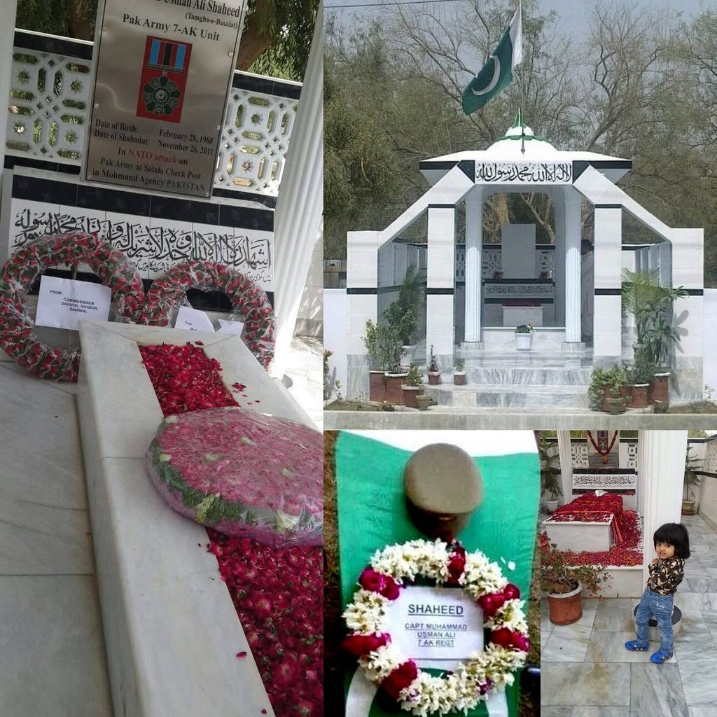 Captain Usman Ali was killed in a NATO airstrike at Salala Check Post in 2011 11