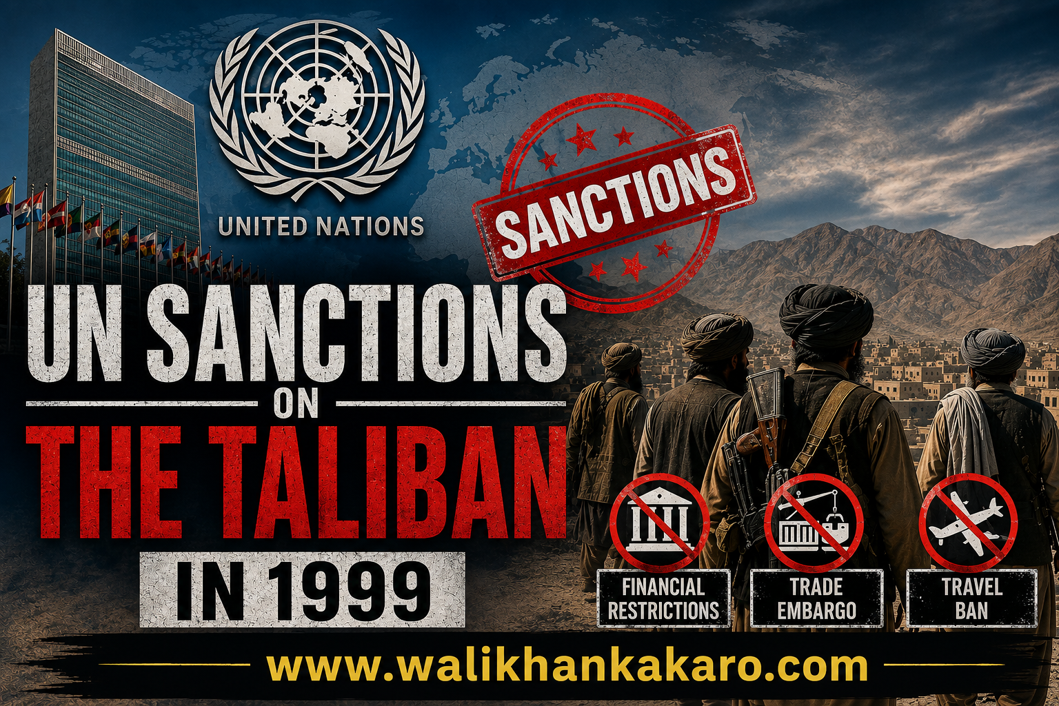 UN sanctions on the Taliban in 1999