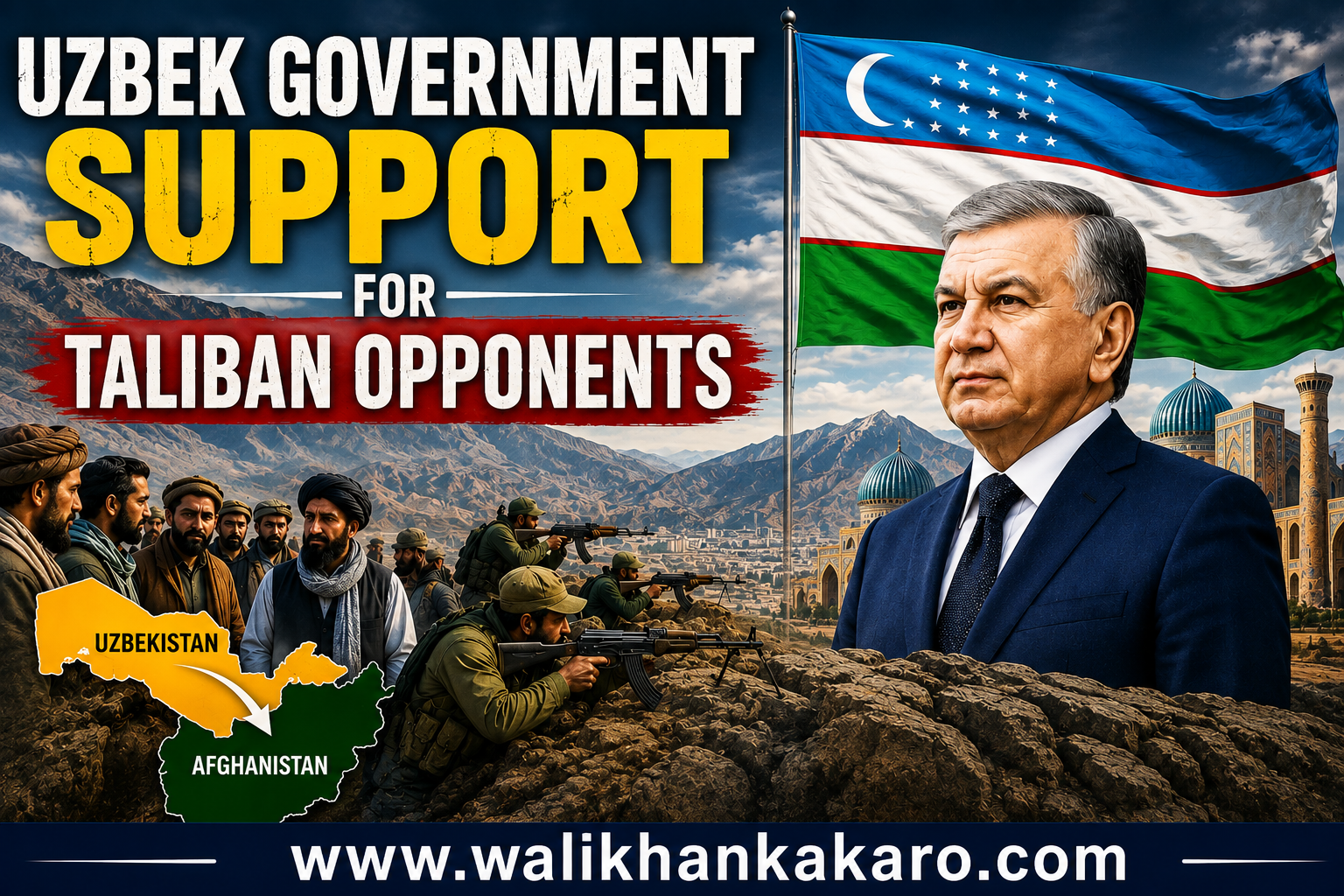 Uzbek government support for Taliban opponents