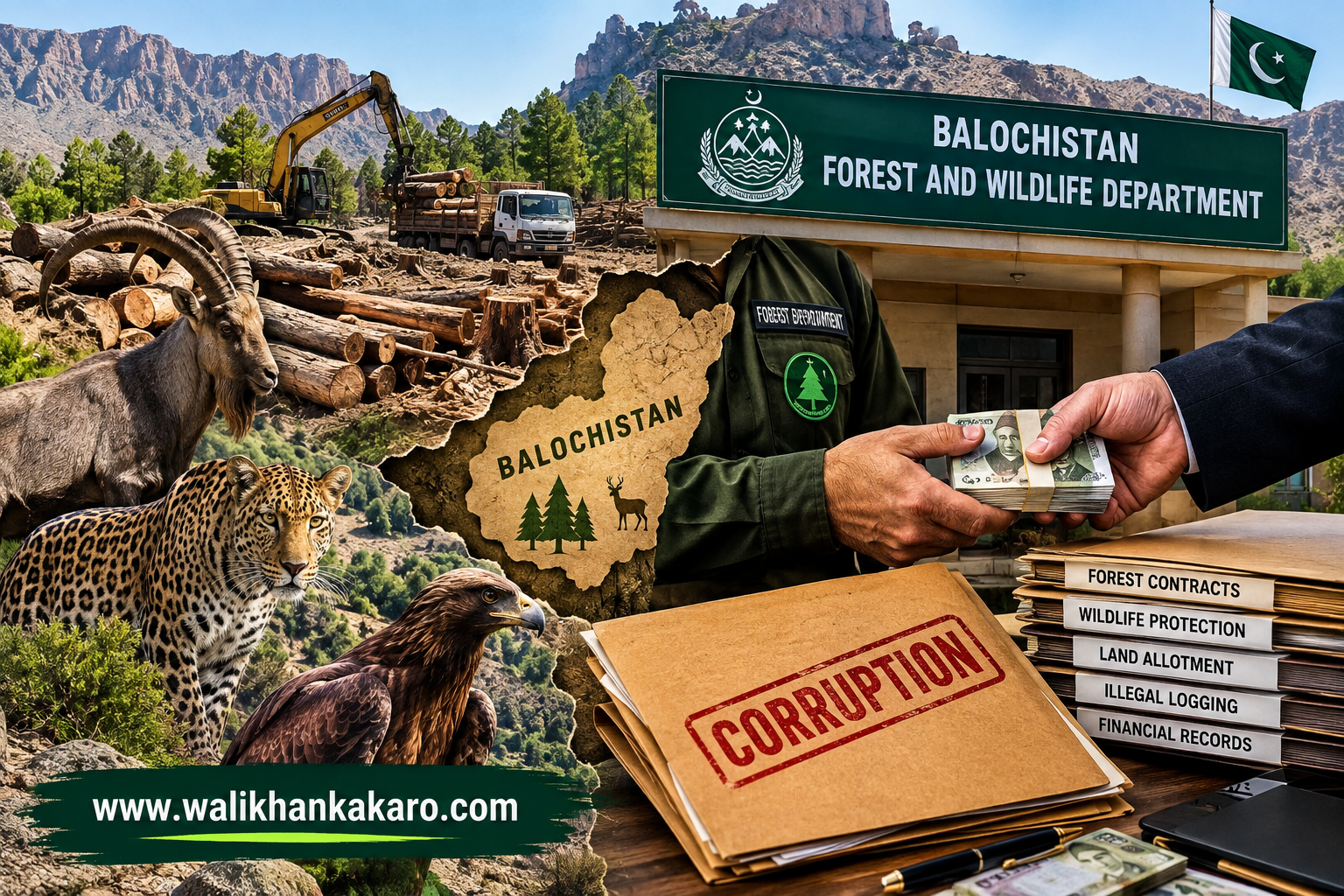 Corruption in Balochistan Forest and Wildlife Department
