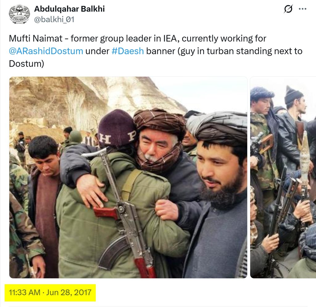 Daesh commander Mufti Nematullah Salafi surrendered in Jawzjan in 2018 1
