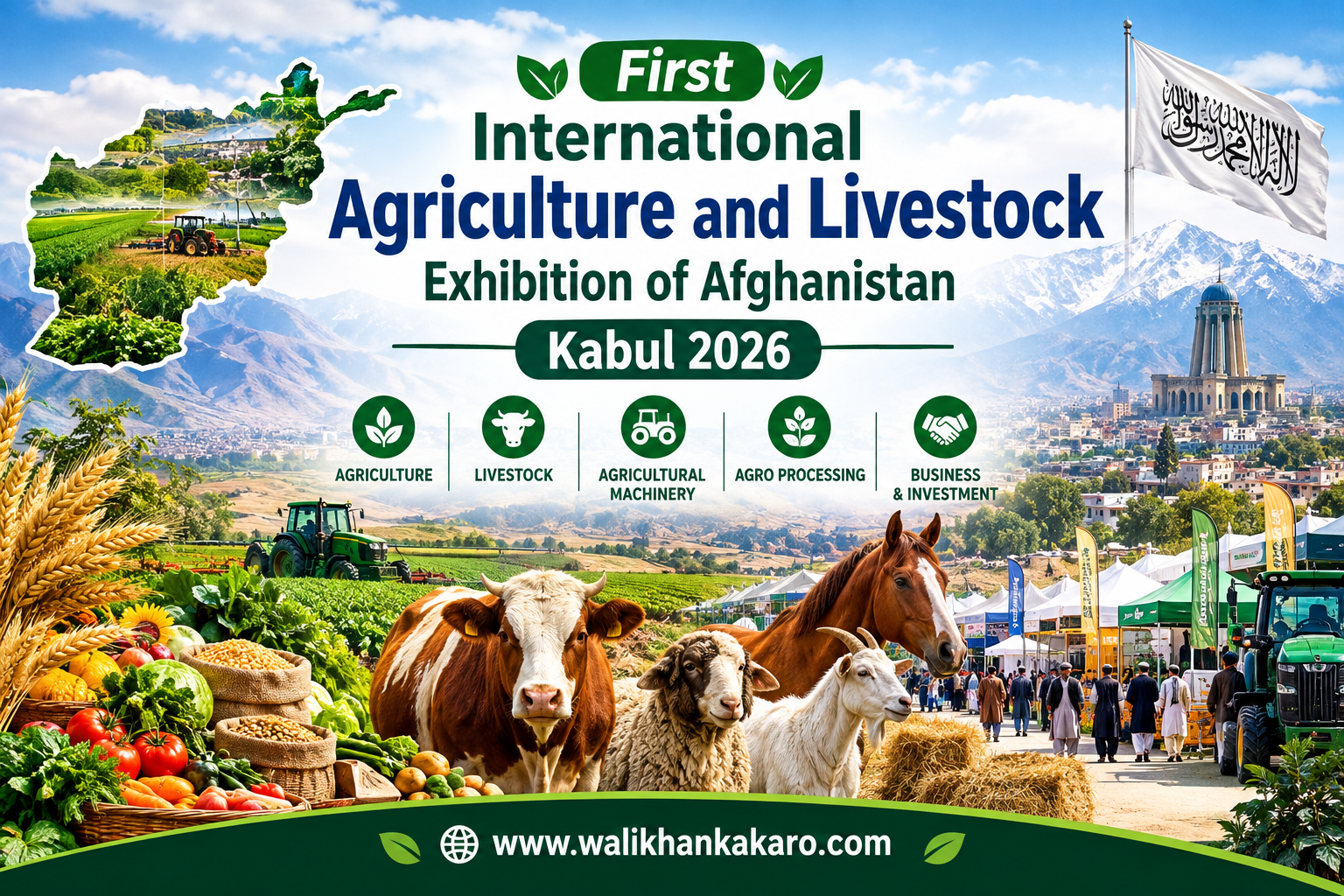 First International Agriculture and Livestock Exhibition of Afghanistan in Kabul in 2026