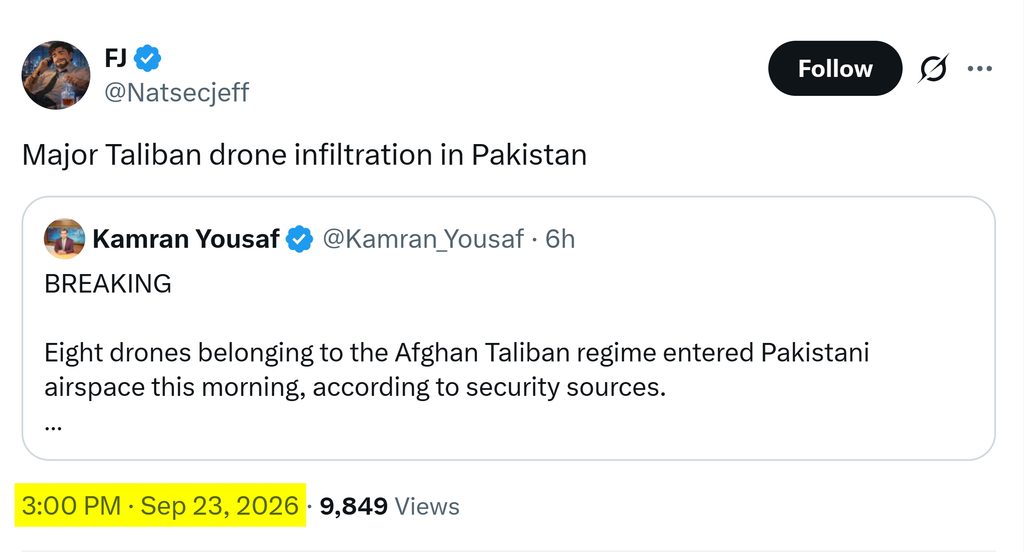 OSINT Analysis False Claim of an Afghan Drone Attack in Kohat in 2026 10