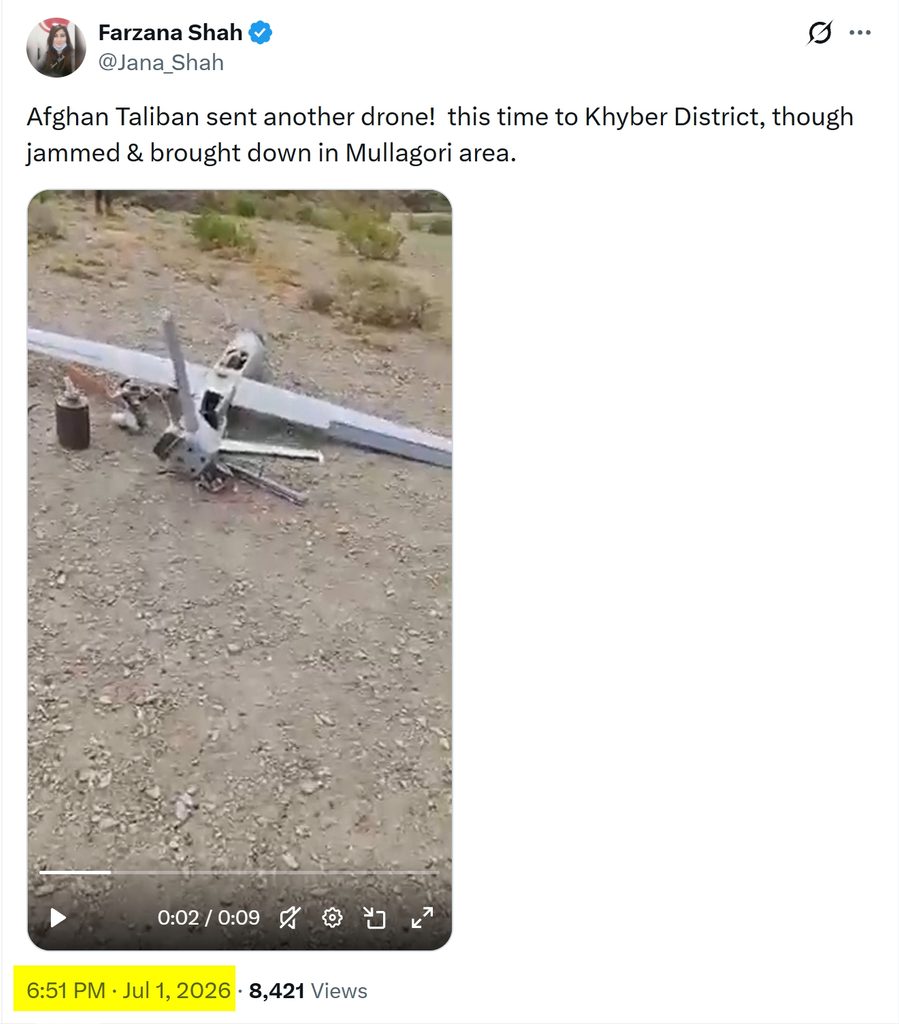 OSINT Analysis False Claim of an Afghan Drone Attack in Kohat in 2026 16