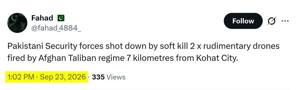 OSINT Analysis False Claim of an Afghan Drone Attack in Kohat in 2026 23