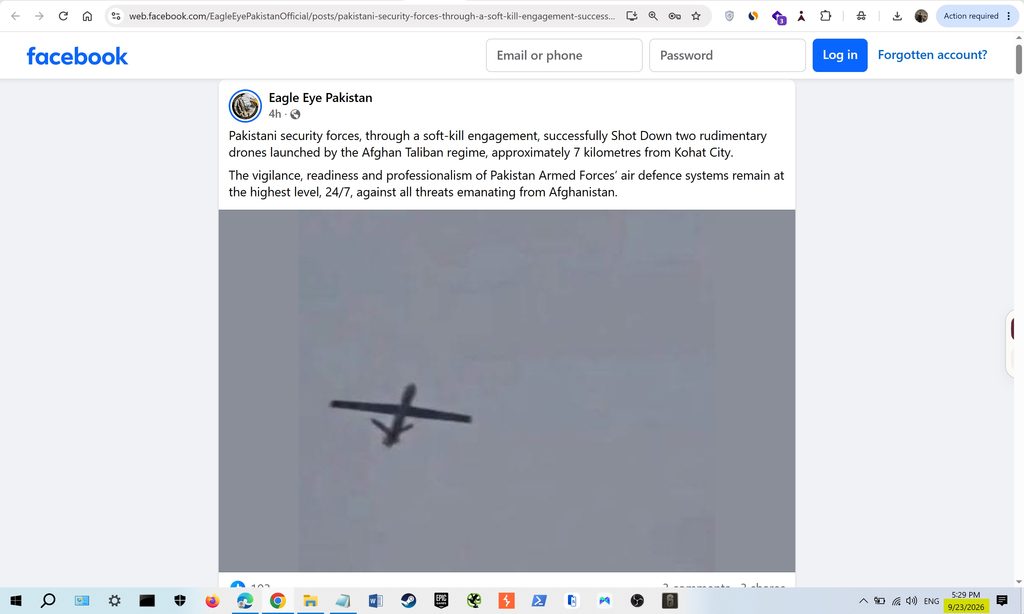 OSINT Analysis False Claim of an Afghan Drone Attack in Kohat in 2026 4