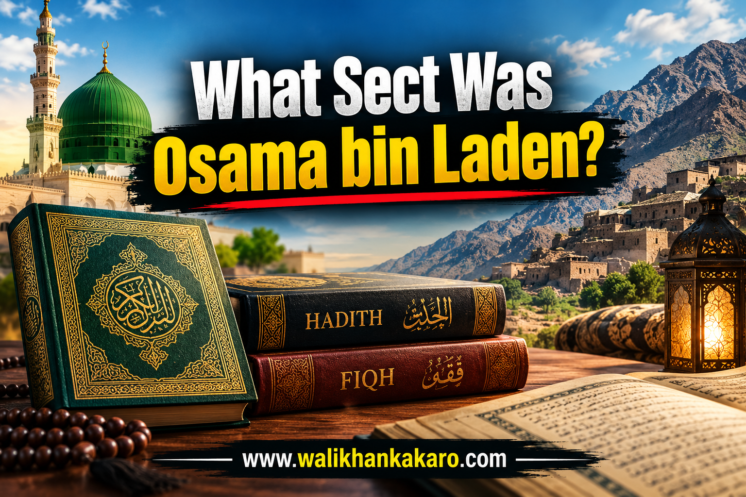 What sect was Osama bin Laden